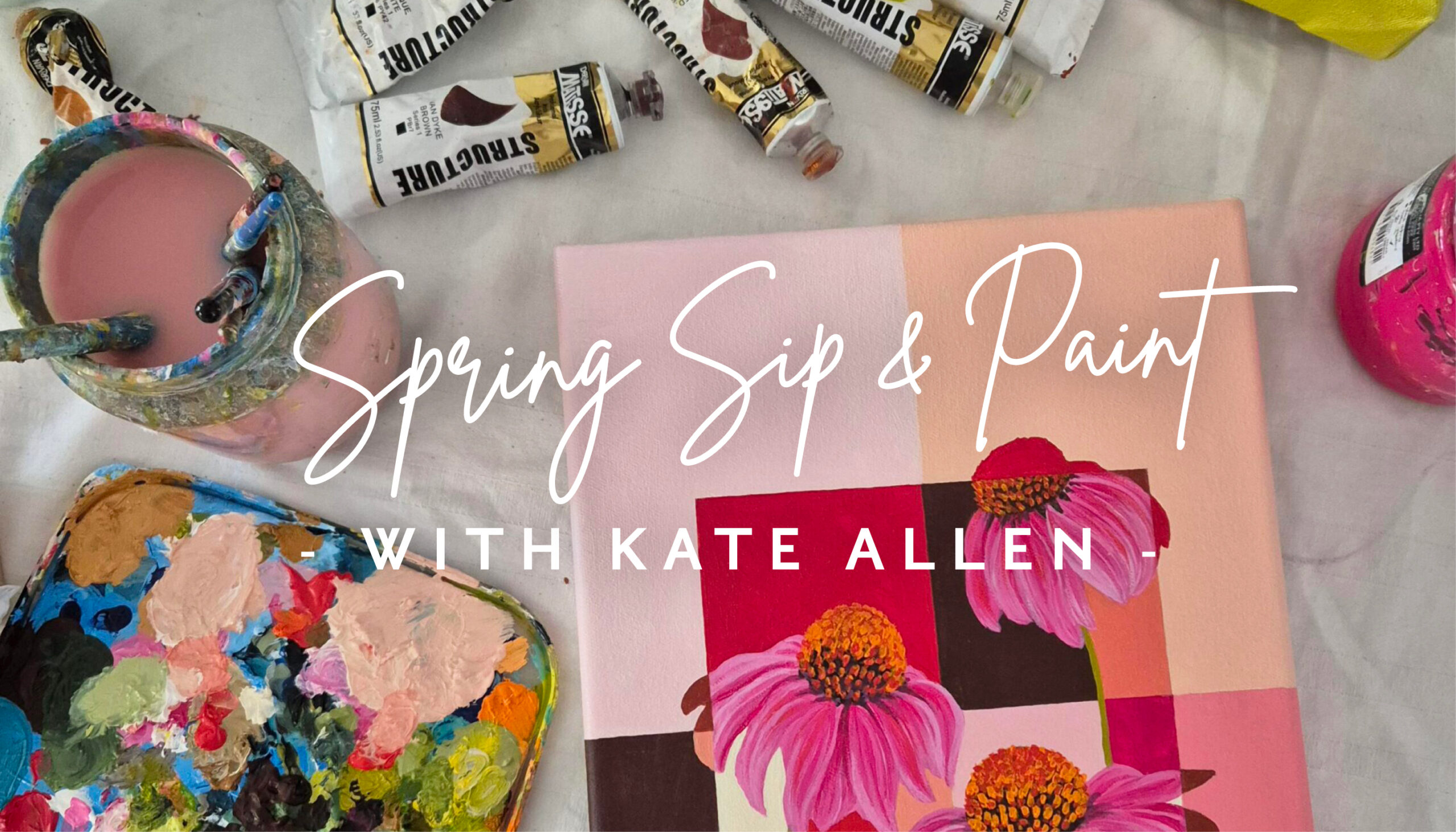 Spring Sip & Paint with Kate Allen