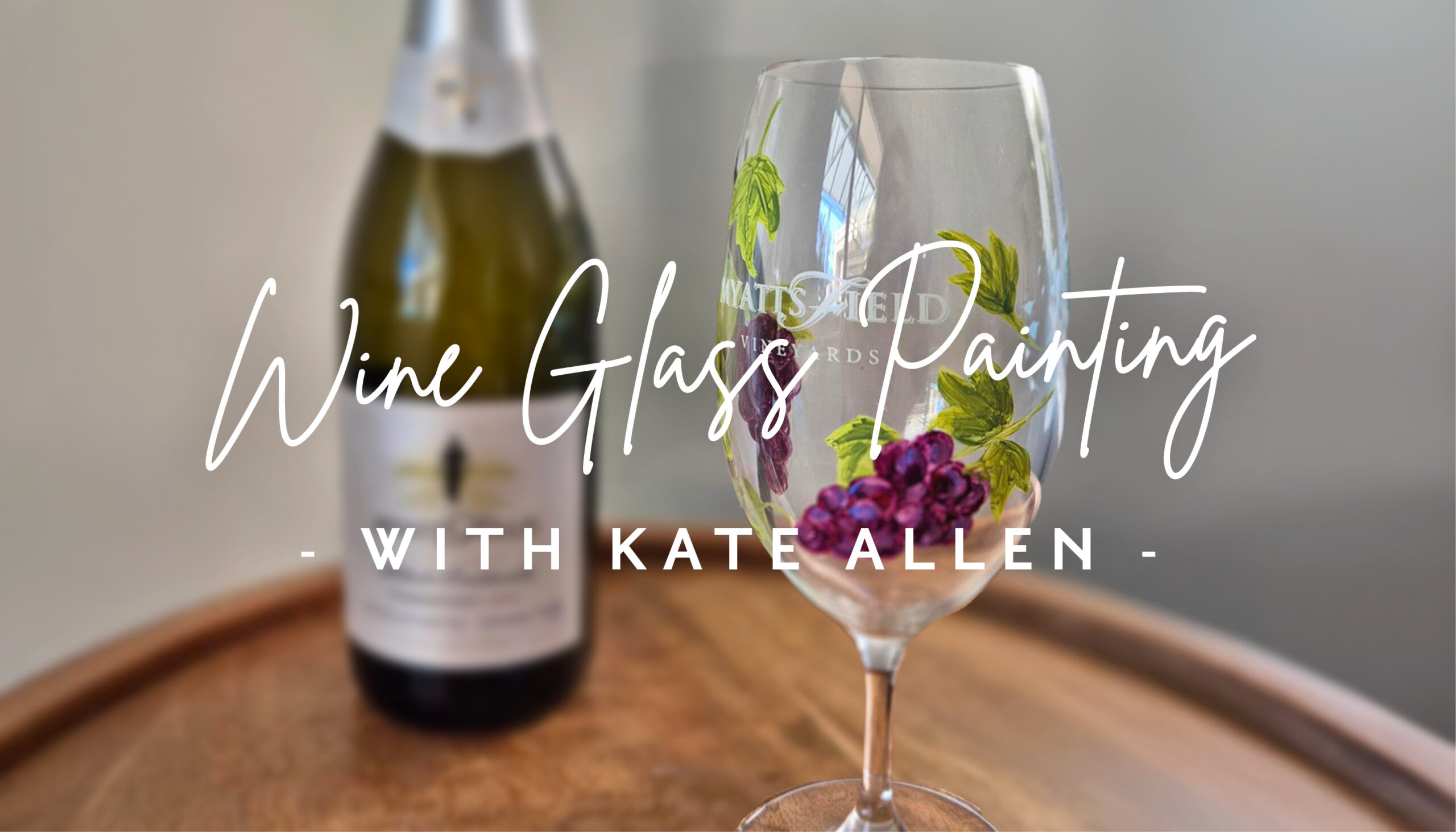 Wine Glass Painting with Kate Allen